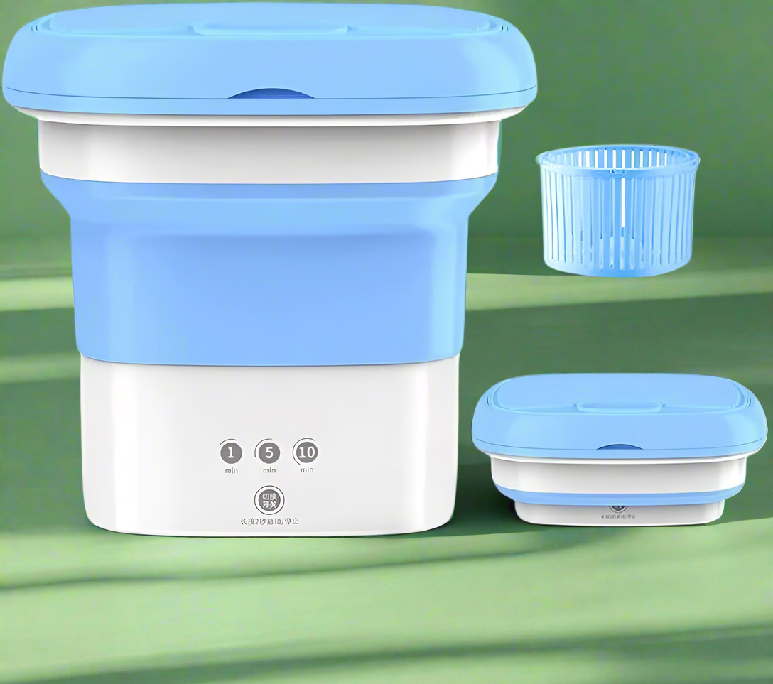 Portable Mini Foldable Washer and Spin Dryer